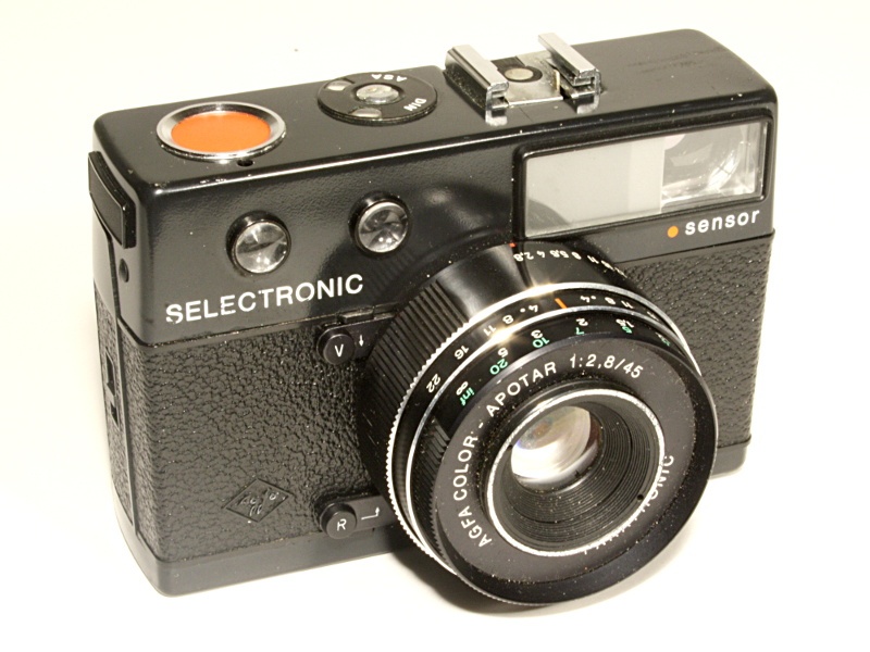 Kleinbildkamera &quot;Agfa Selectronic Sensor&quot; (Industrie- und Filmmuseum Wolfen CC BY-NC-SA)