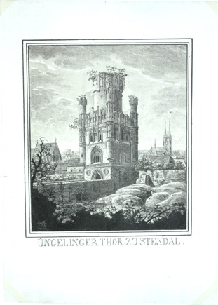 Ünglinger Tor zu Stendal (Winckelmann-Museum Stendal CC BY-NC-SA)