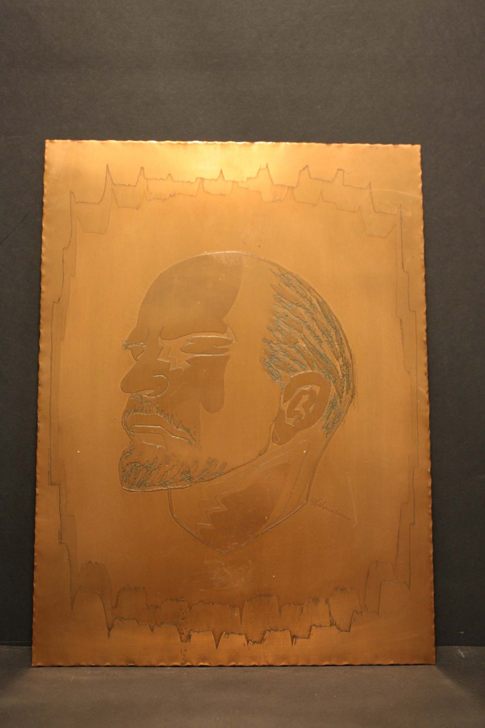 Wandbild, Lenin (Museum Wolmirstedt RR-F)