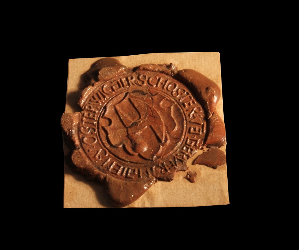 Siegelabdruck der Schostergilde (Heimatmuseum Osterwieck CC BY-NC-SA)