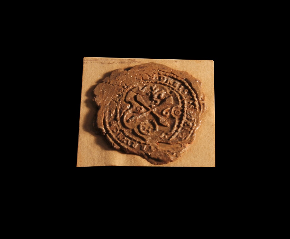Siegelabdruck der Stellmachergilde (Heimatmuseum Osterwieck CC BY-NC-SA)