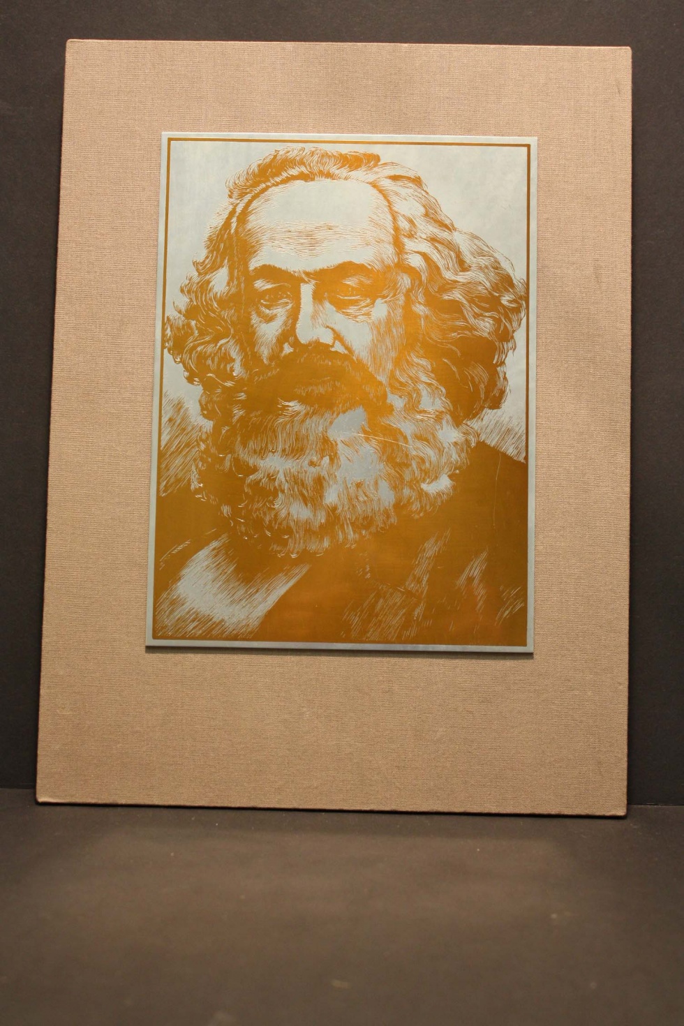 Wandrelief, Karl Marx (Museum Wolmirstedt RR-F)