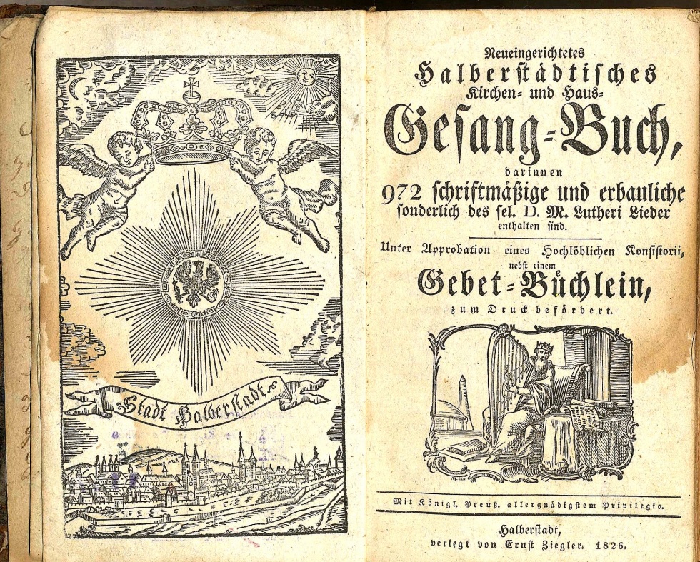Halberstädtisches Gesang-Buch, 1826 (Börde-Museum Burg Ummendorf RR-F)