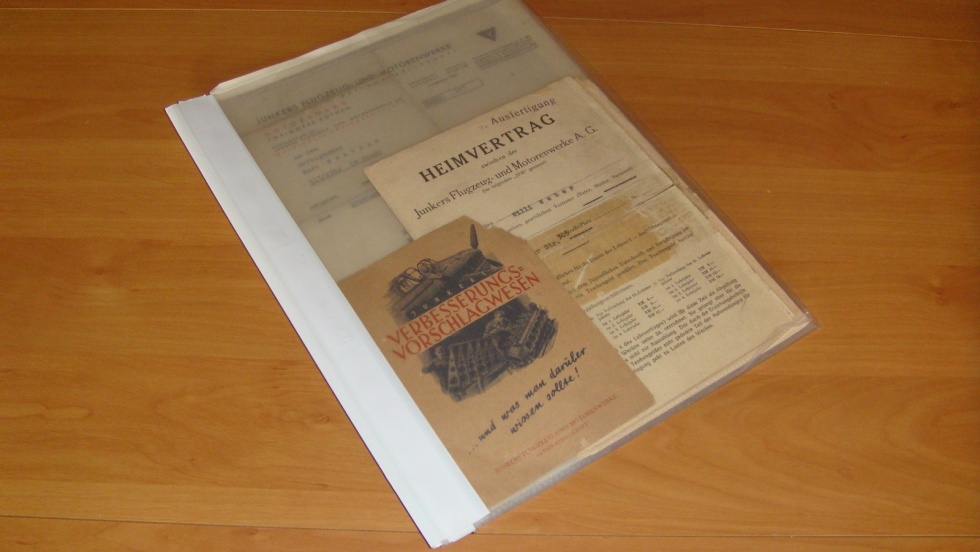 Junkers Dokumente Mappe 1 (Heimatmuseum Alten CC BY-NC-SA)