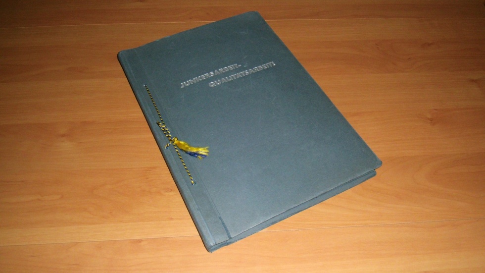 Junkersarbeit - Qualitätsarbeit 2. Exemplar (Heimatmuseum Alten CC BY-NC-SA)