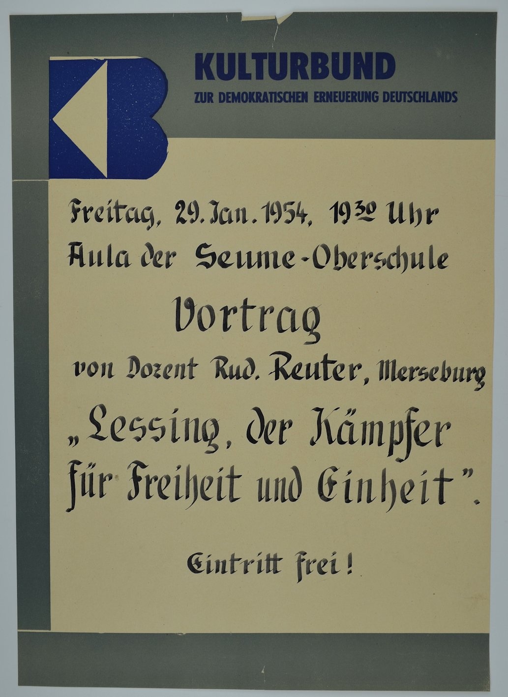 Einladung zum Vortrag (Museum Weißenfels - Schloss Neu-Augustusburg CC BY-NC-SA)