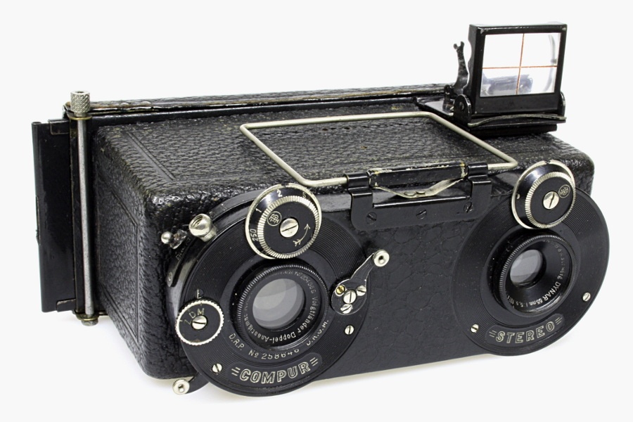 Stereokamera &quot;Stereophotoskop Fixfocus Dynar III&quot; (Industrie- und Filmmuseum Wolfen CC BY-NC-SA)