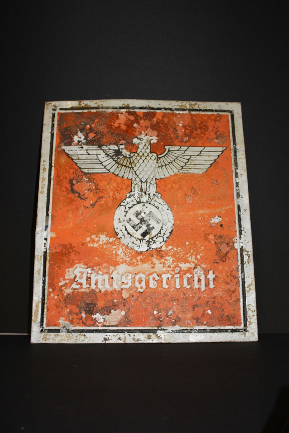 Amtsschild, Amtsgericht (Museum Wolmirstedt RR-F)