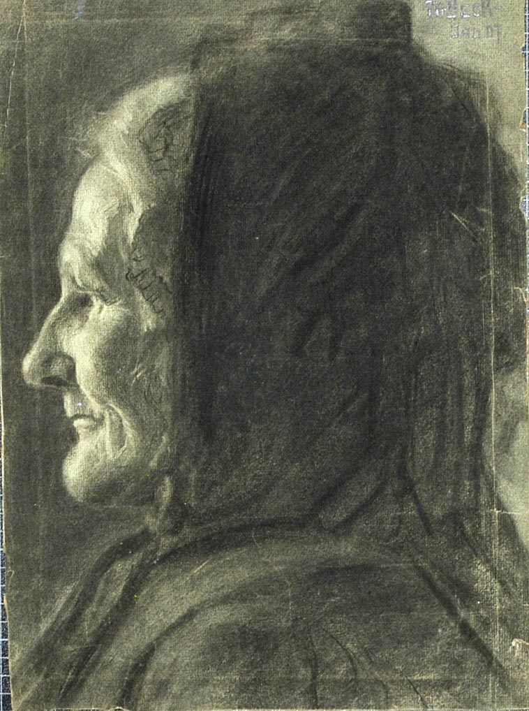 Bildnis einer alten Frau in schwarz (Winckelmann-Museum Stendal CC BY-NC-SA)