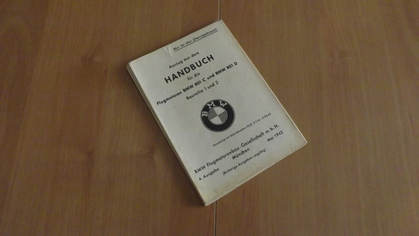 Handbuch für die Flugmotorenanlagen BMW 801 C und BMW 801 D (Heimatmuseum Alten CC BY-NC-SA)
