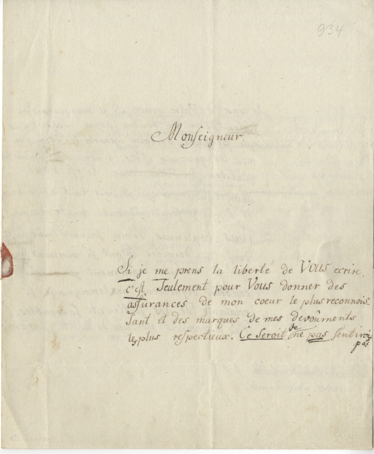Brief von Seume an Hohenthal-Knautheim vom 12.2.1787 (Museum im Schloss Lützen CC BY-NC-SA)