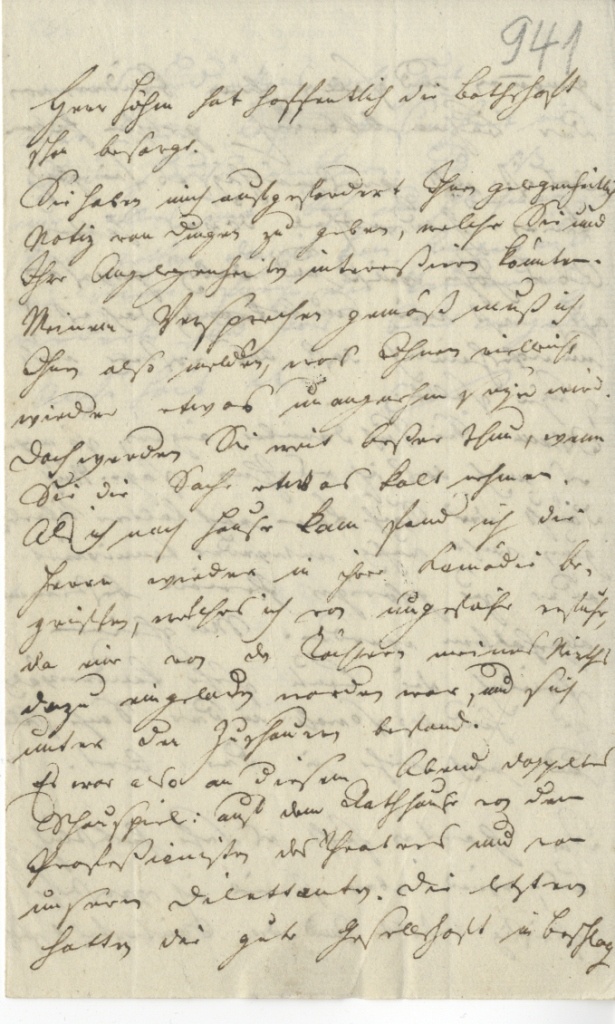 Brief von Seume an Göschen vom 19.10.1798 (Museum im Schloss Lützen CC BY-NC-SA)