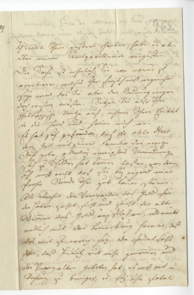 Brief von Seume an Göschen von 1799 (Museum im Schloss Lützen CC BY-NC-SA)