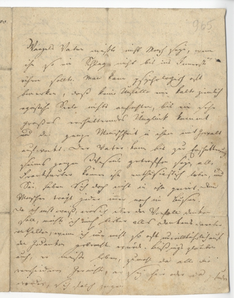 Brief von Seume an Göschen vom 31.3.1800 (Museum im Schloss Lützen CC BY-NC-SA)
