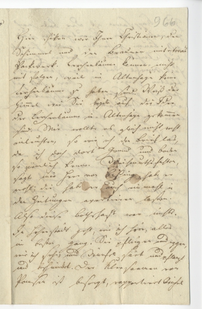 Brief von Seume an Göschen vom 6.4.1800 (Museum im Schloss Lützen CC BY-NC-SA)