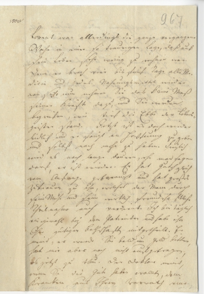 Brief von Seume an Göschen vom 19.5.1800 (Museum im Schloss Lützen CC BY-NC-SA)
