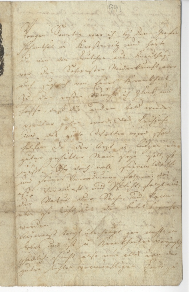 Brief von Seume an seine Familie, Undatiert (Museum im Schloss Lützen CC BY-NC-SA)