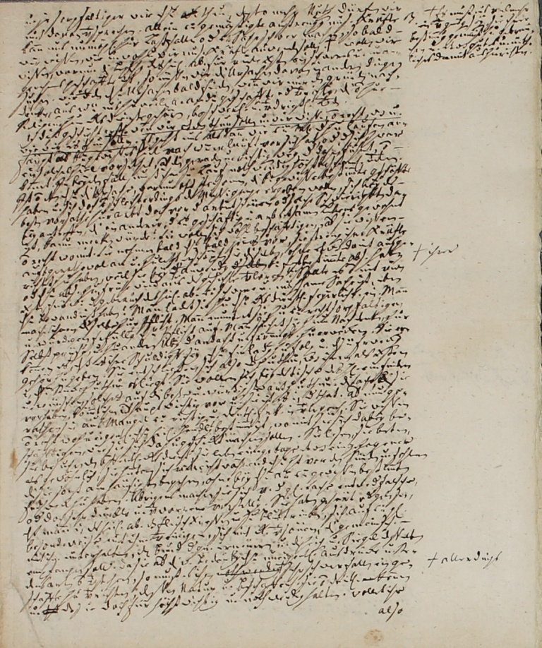 Zollikofer: Handschriftliche Predigt und theologische Abhandlung, Undatiert (Museum im Schloss Lützen CC BY-NC-SA)