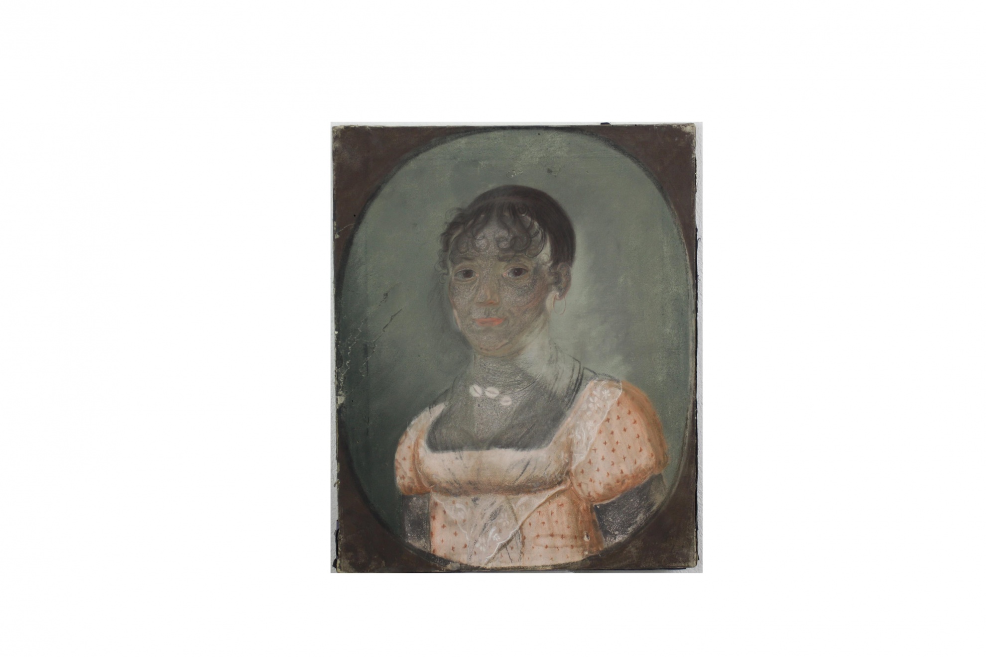 Zeichnung einer Frau mit Kette (Museum Wolmirstedt RR-F)