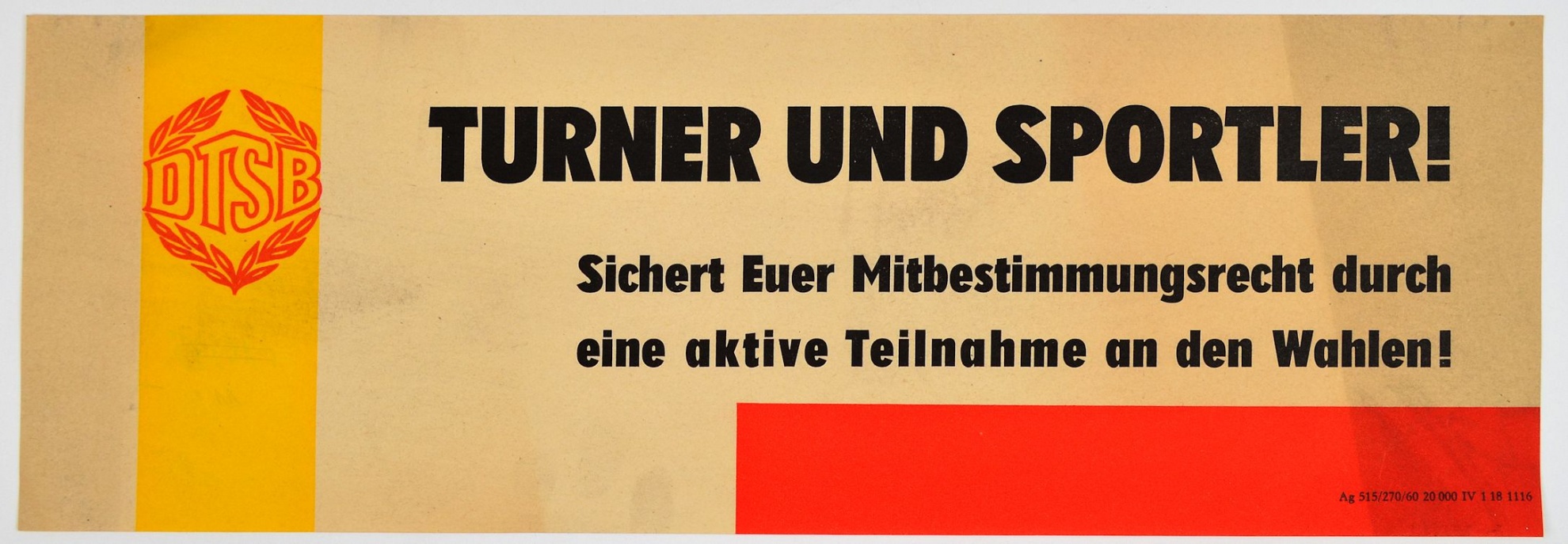 Turner und Sportler - aktive Teilnahme an den Wahlen (Museum Weißenfels - Schloss Neu-Augustusburg CC BY-NC-SA)