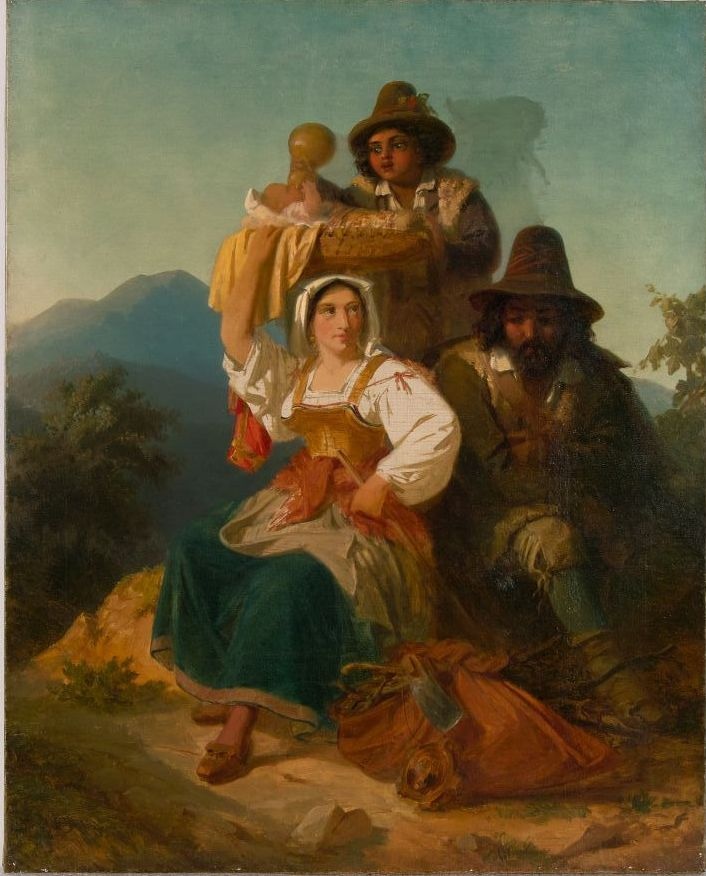 Italienische Bauernfamilie (Kulturhistorisches Museum Magdeburg CC BY-NC-SA)