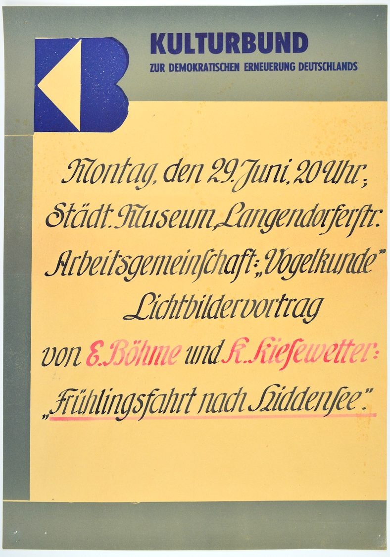 Lichtbildervortrag 1953 (Museum Weißenfels - Schloss Neu-Augustusburg CC BY-NC-SA)