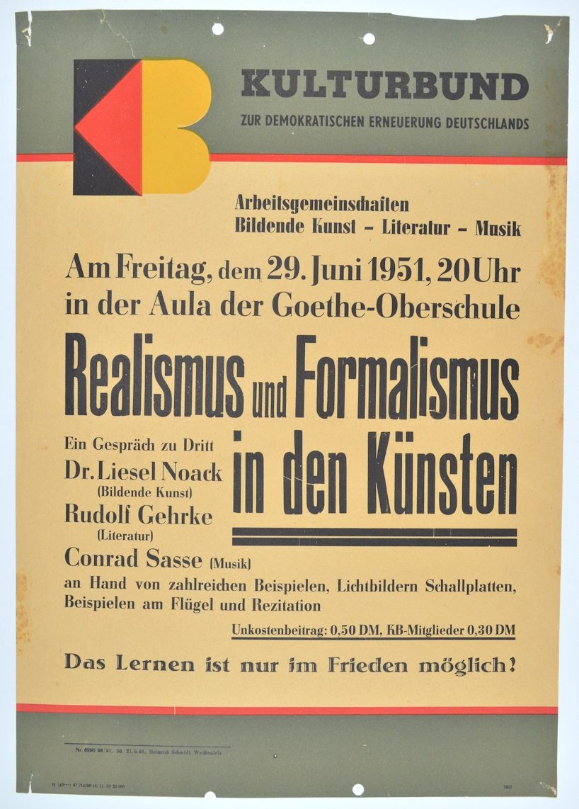 Realismus und Formalismus in den Künsten (Museum Weißenfels - Schloss Neu-Augustusburg CC BY-NC-SA)