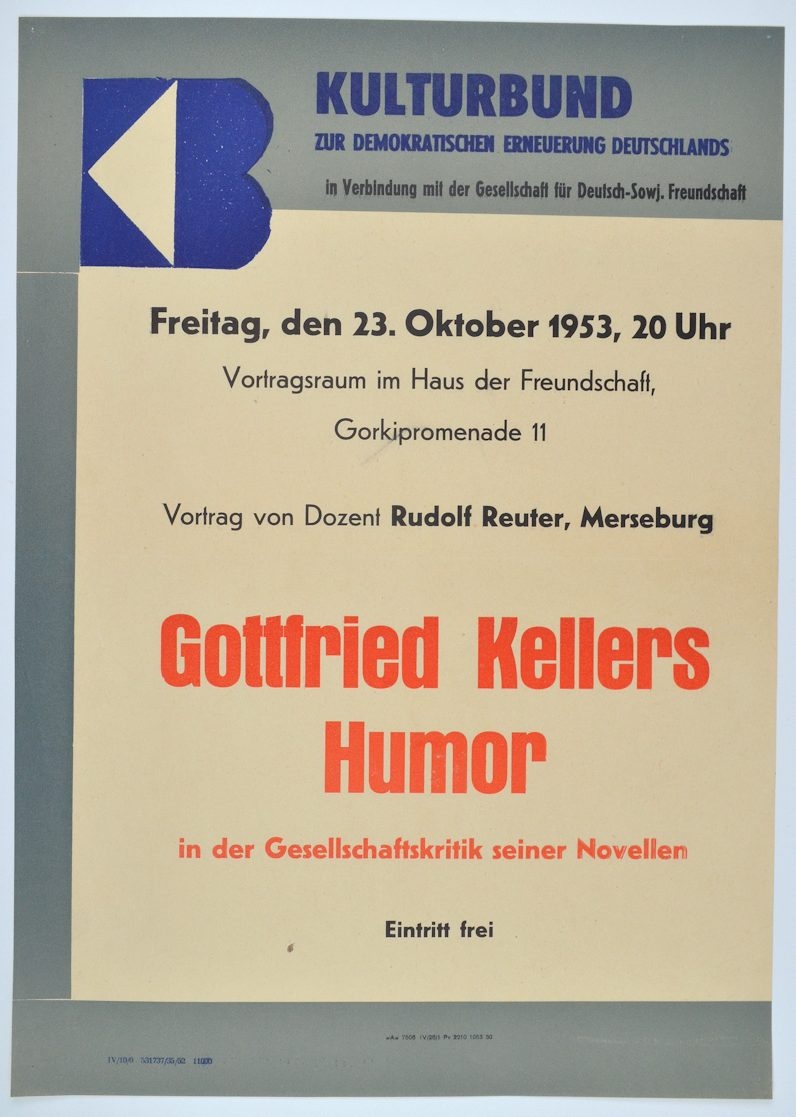 Gottfried Kellers Humor (Museum Weißenfels - Schloss Neu-Augustusburg CC BY-NC-SA)
