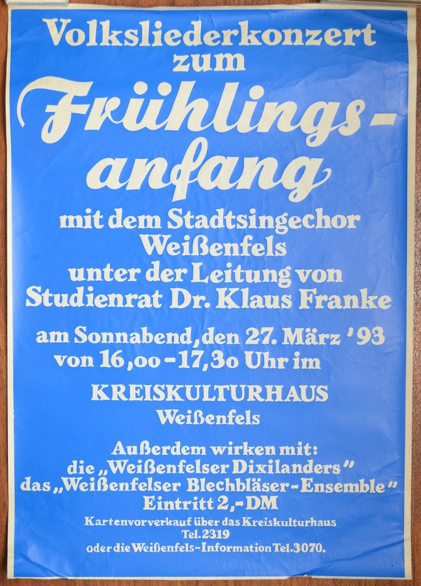 Volksliederkonzert zum Frühlingsanfang (Museum Weißenfels - Schloss Neu-Augustusburg CC BY-NC-SA)