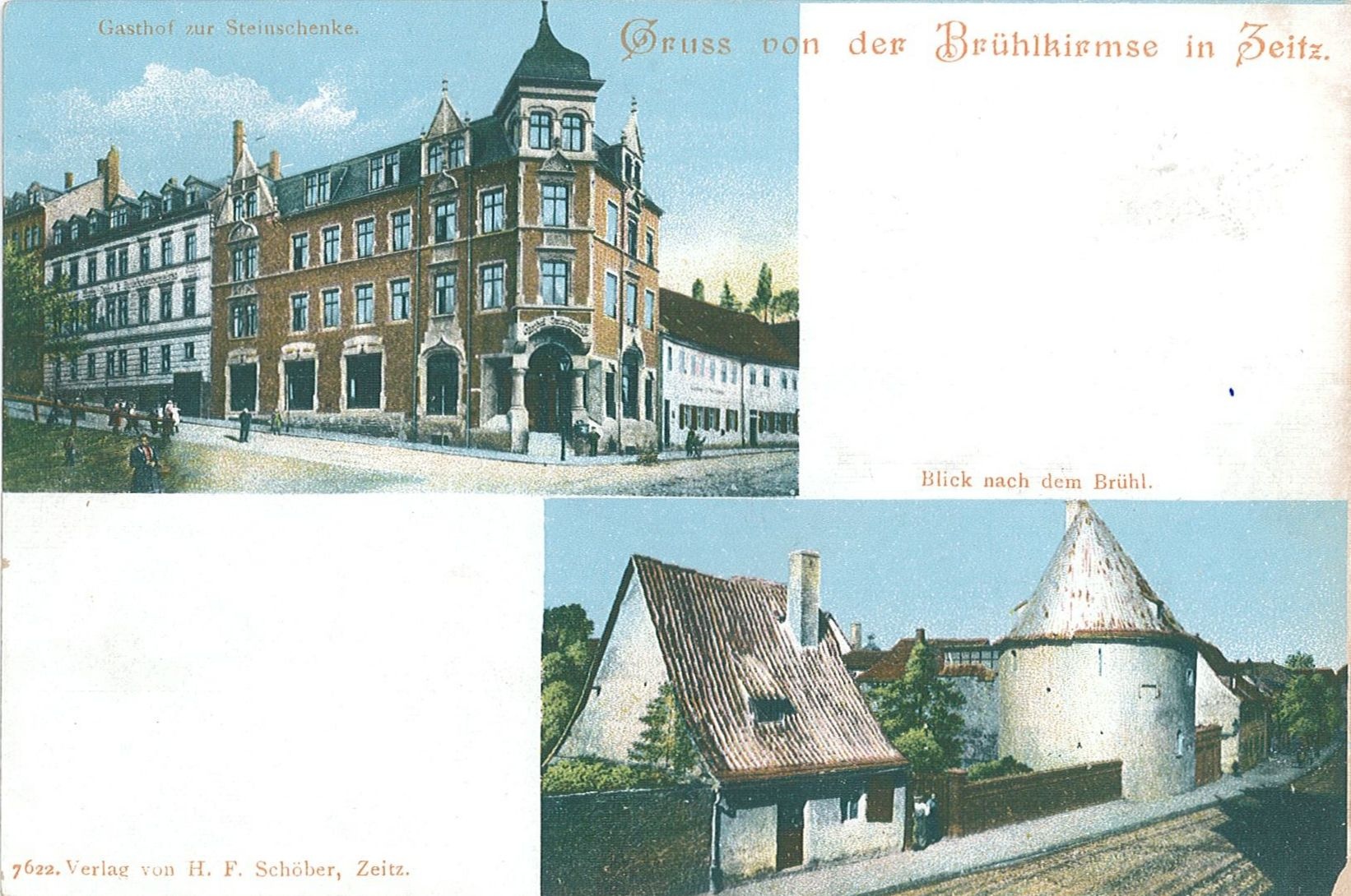 Gruss von der Brühlkirmse in Zeitz (Museum Schloss Moritzburg Zeitz CC BY-NC-SA)
