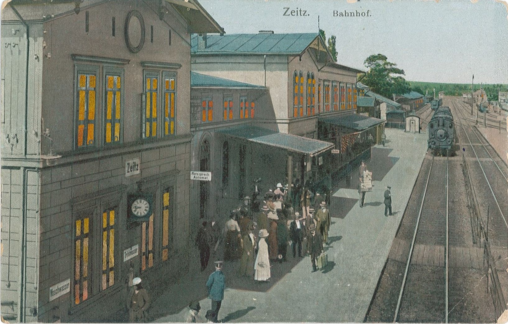 Zeitzer Bahnhof (Museum Schloss Moritzburg Zeitz CC BY-NC-SA)