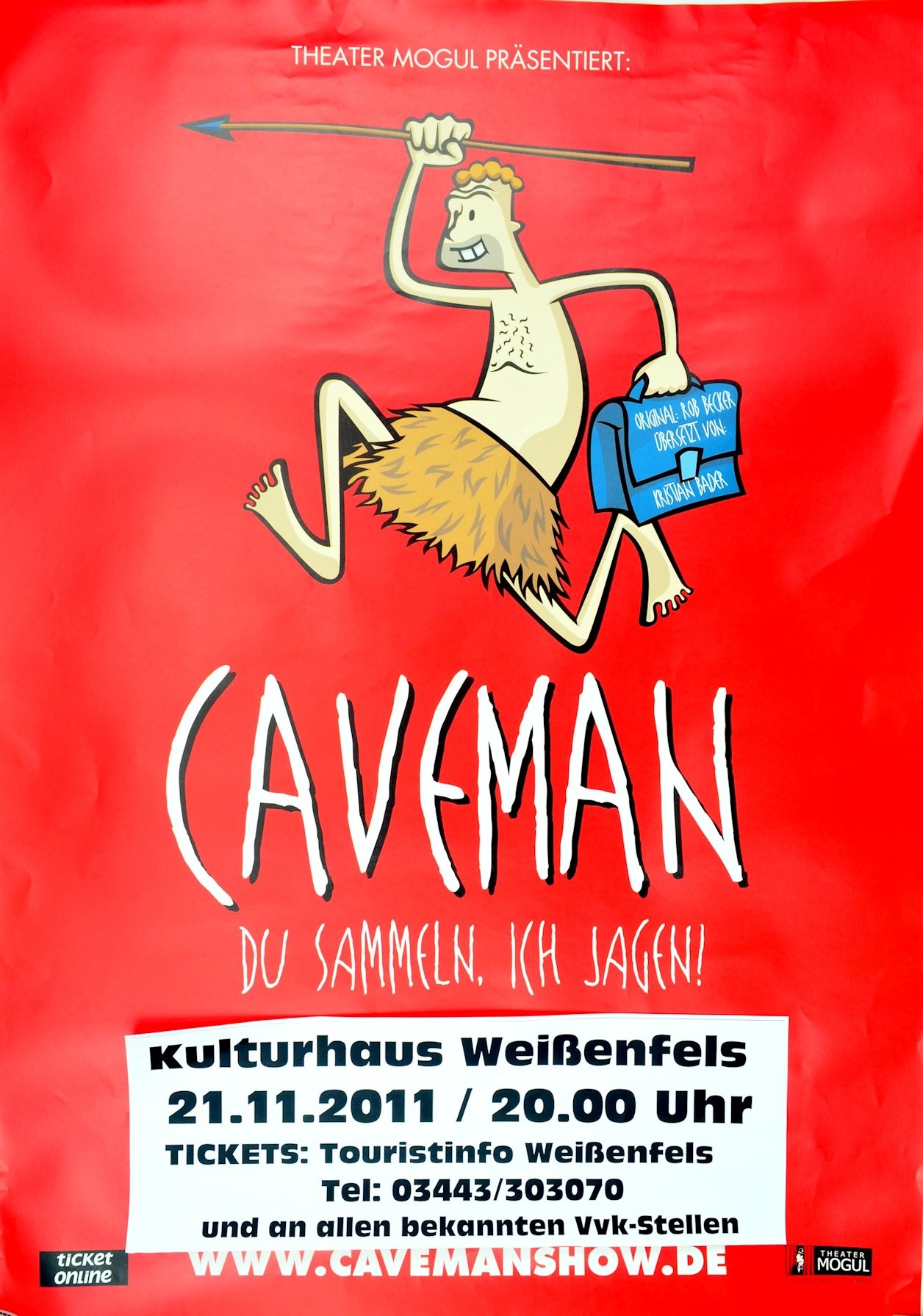 Caveman - Du sammeln, ich jagen! (Museum Weißenfels - Schloss Neu-Augustusburg CC BY-NC-SA)