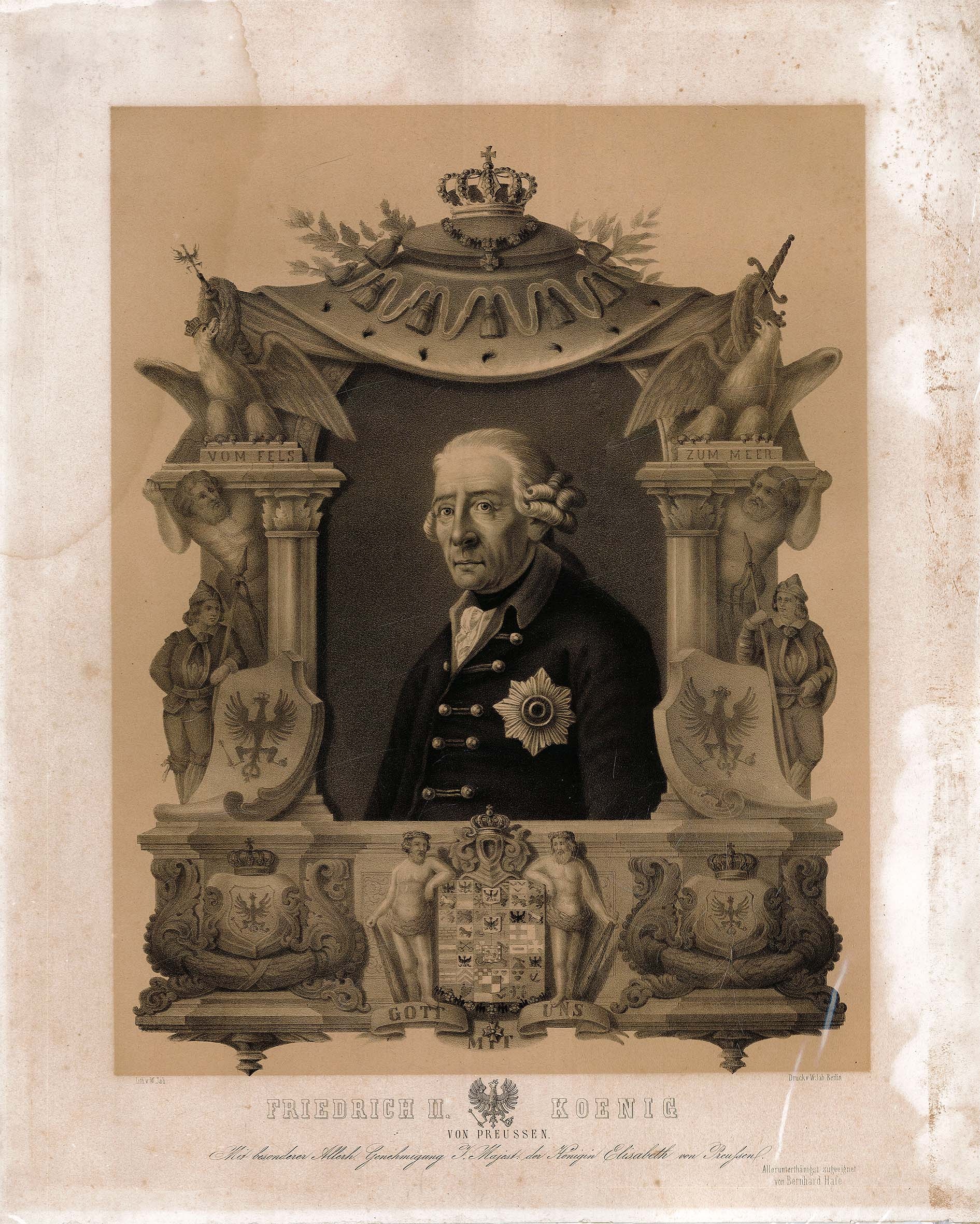 Porträt Friedrich II. (Museum Wolmirstedt RR-F)