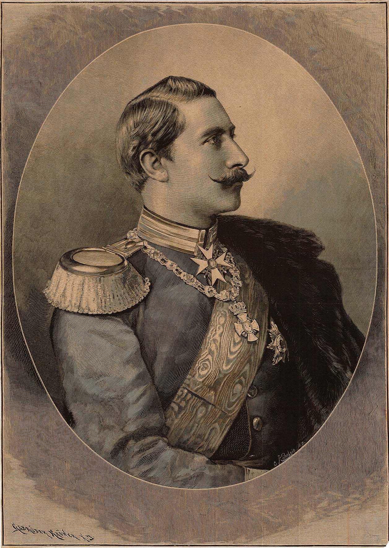 Porträt Wilhelm II. (Museum Wolmirstedt RR-F)
