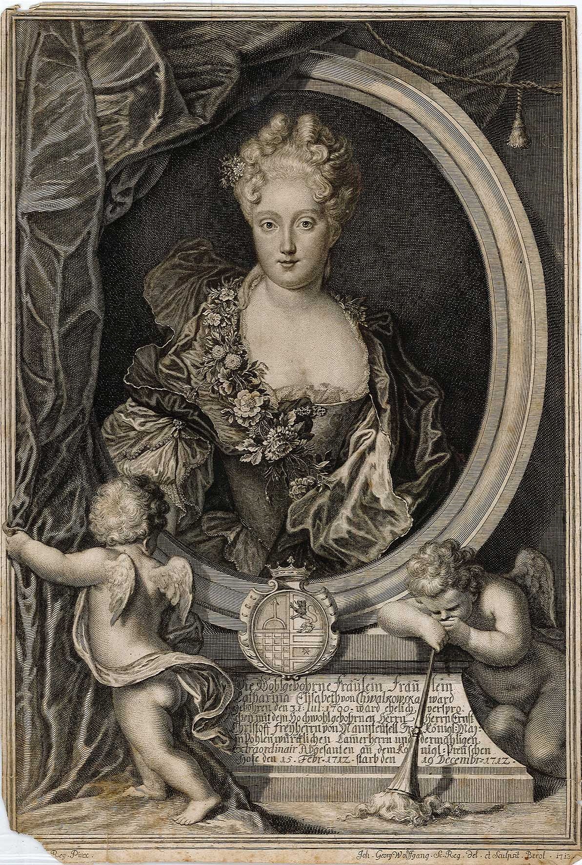 Catharina Elisabeth von Chwalkowska (Grafik) (Museum Wolmirstedt RR-F)