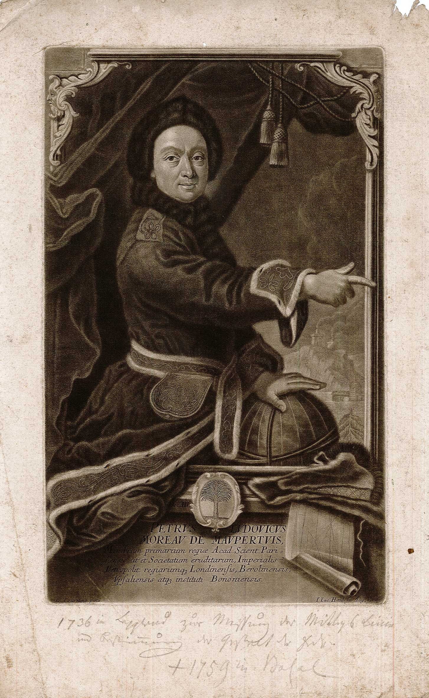 Porträt Pierre-Louis Moreau de Maupertuis (Museum Wolmirstedt RR-F)