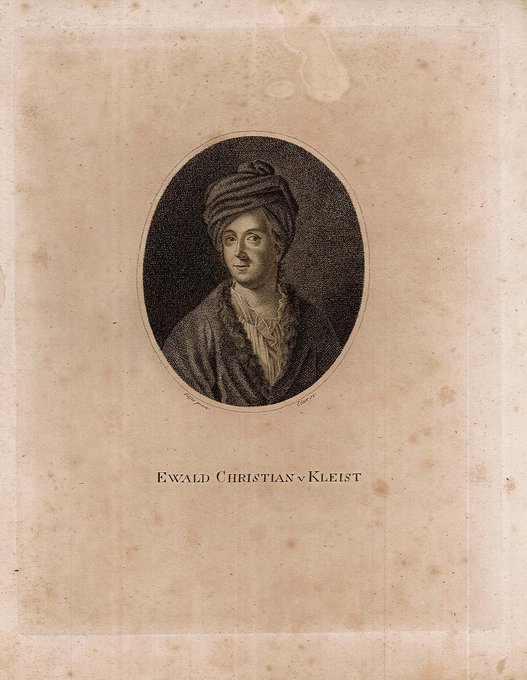 Porträt Ewald Christian von Kleist (Museum Wolmirstedt RR-F)