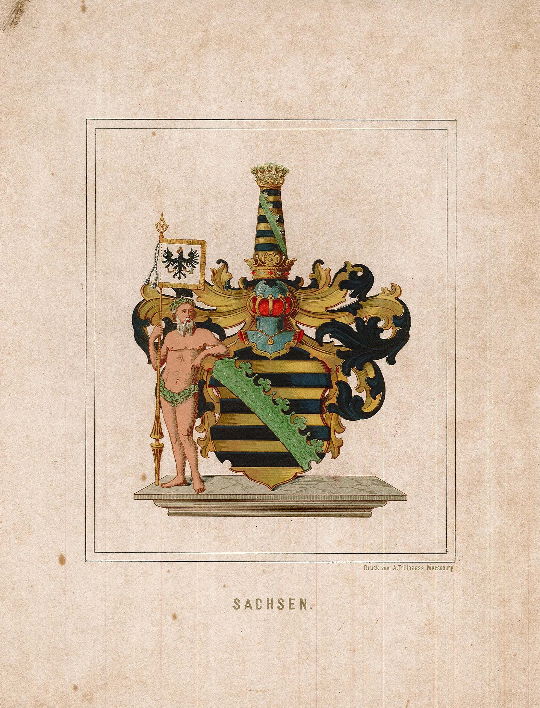 Wappen Provinz Sachsen (Museum Wolmirstedt RR-F)