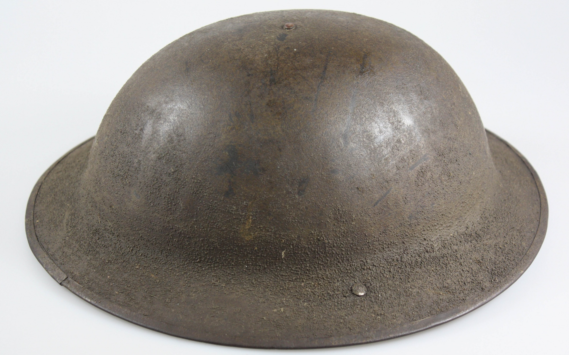 Stahlhelm, englisch, 1. Weltkrieg (Museum Wolmirstedt RR-F)