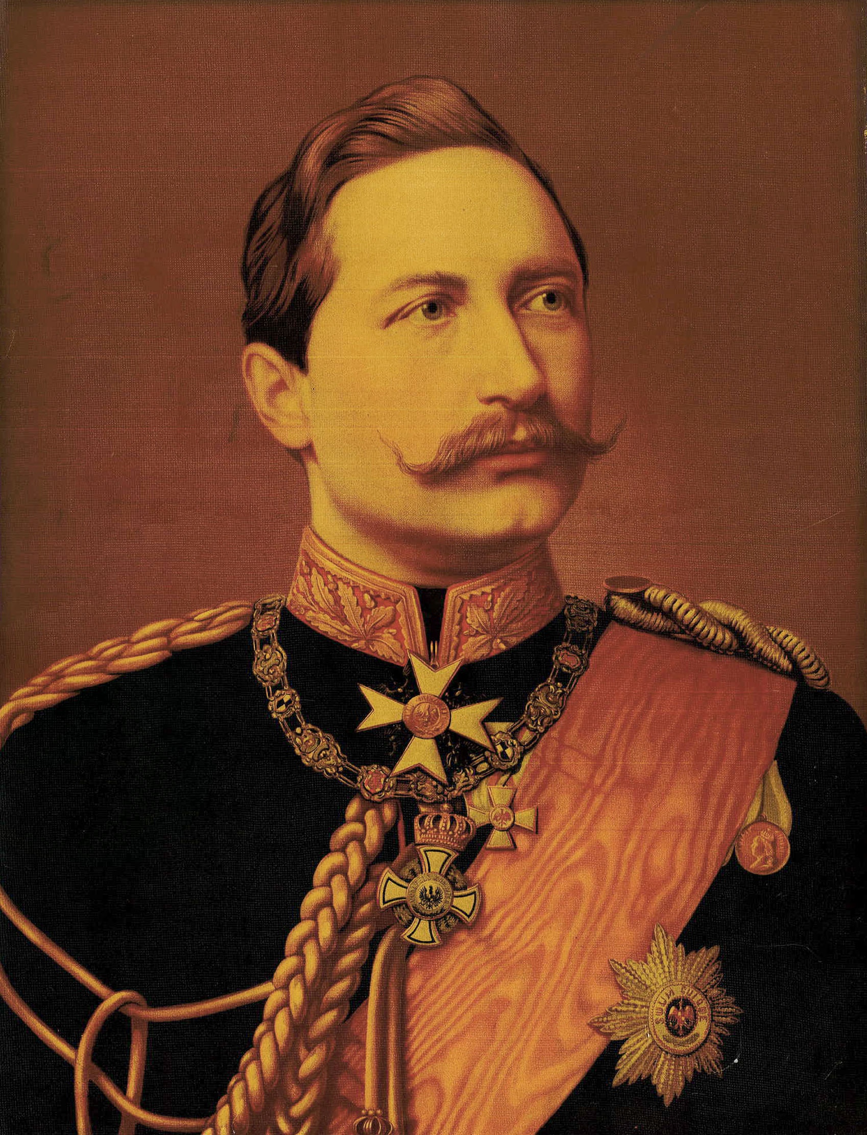 Porträt Wilhelm II. Deutscher Kaiser und König von Preußen (Museum Wolmirstedt RR-F)