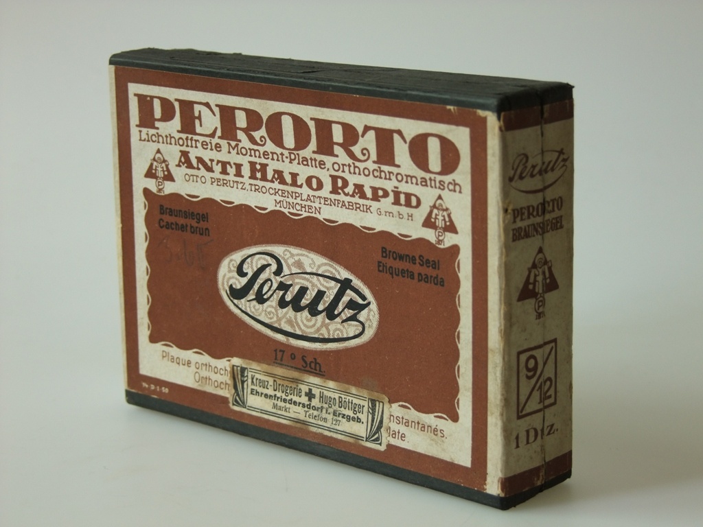 Perutz Perorto Filmplatte (Industrie- und Filmmuseum Wolfen CC BY-NC-SA)