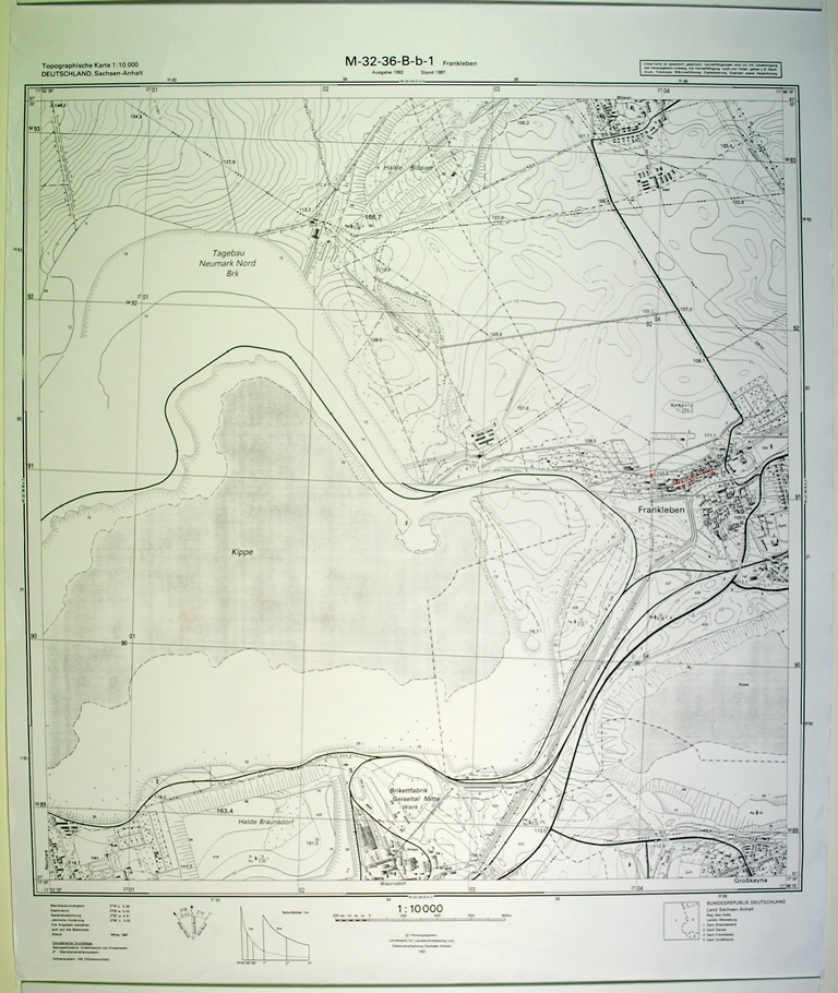 Frankleben (topographische Karte 1:10000) (Kulturhistorisches Museum Schloss Merseburg CC BY-NC-SA)
