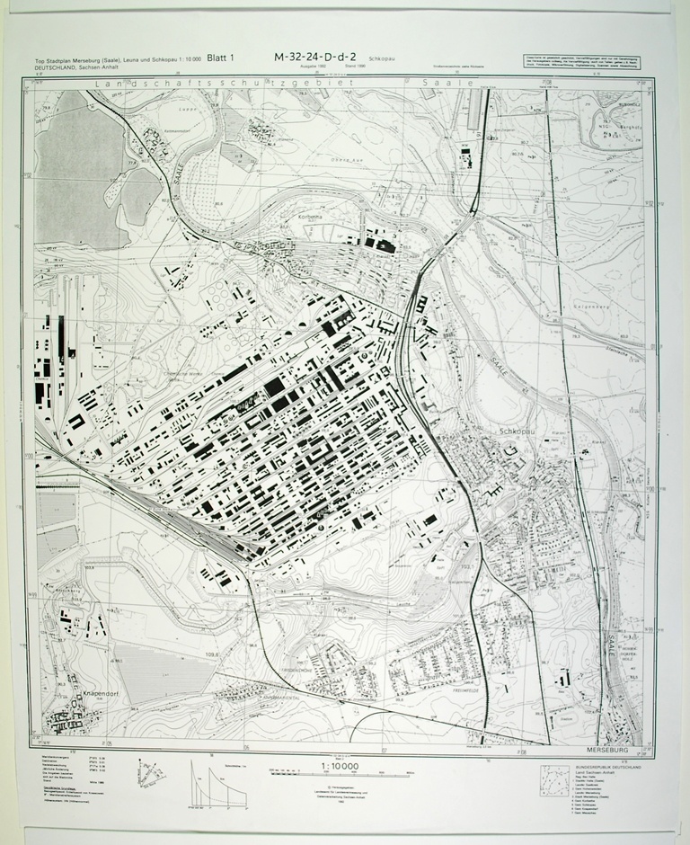Schkopau (topographische Karte 1:10000) (Kulturhistorisches Museum Schloss Merseburg CC BY-NC-SA)