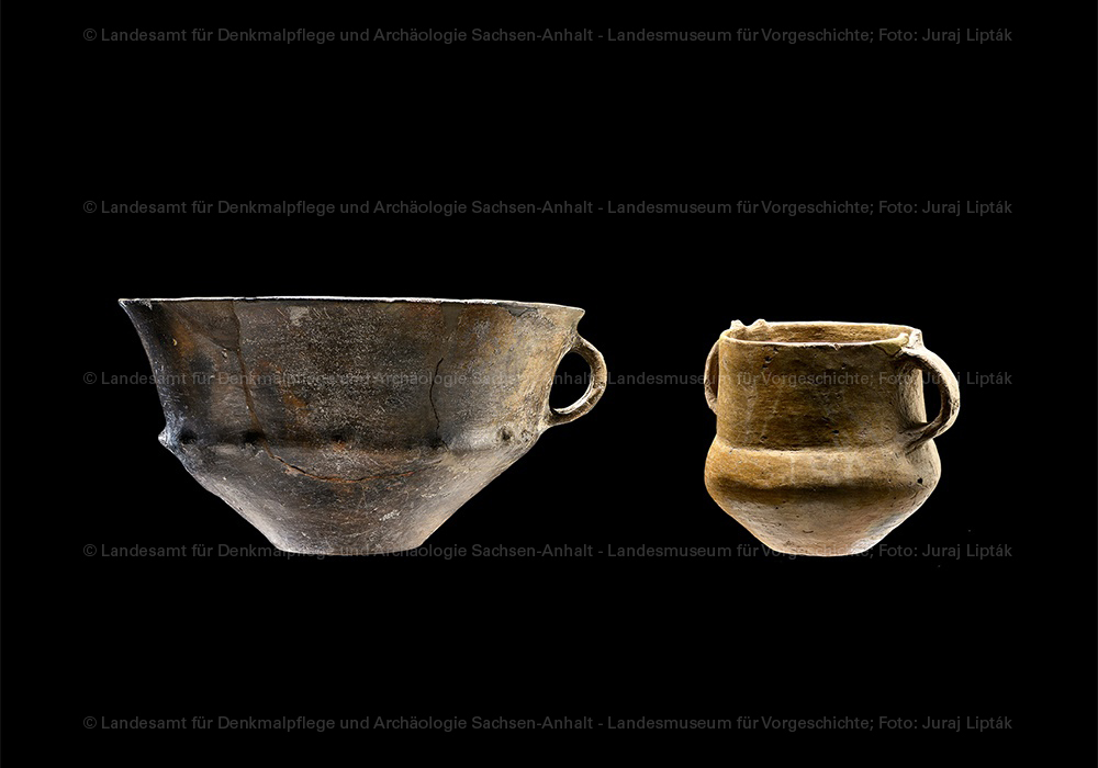 Typische Gefäßformen der Salzmünder Kultur (Landesamt für Denkmalpflege und Archäologie Sachsen-Anhalt - Landesmuseum für Vorgeschichte RR-F)