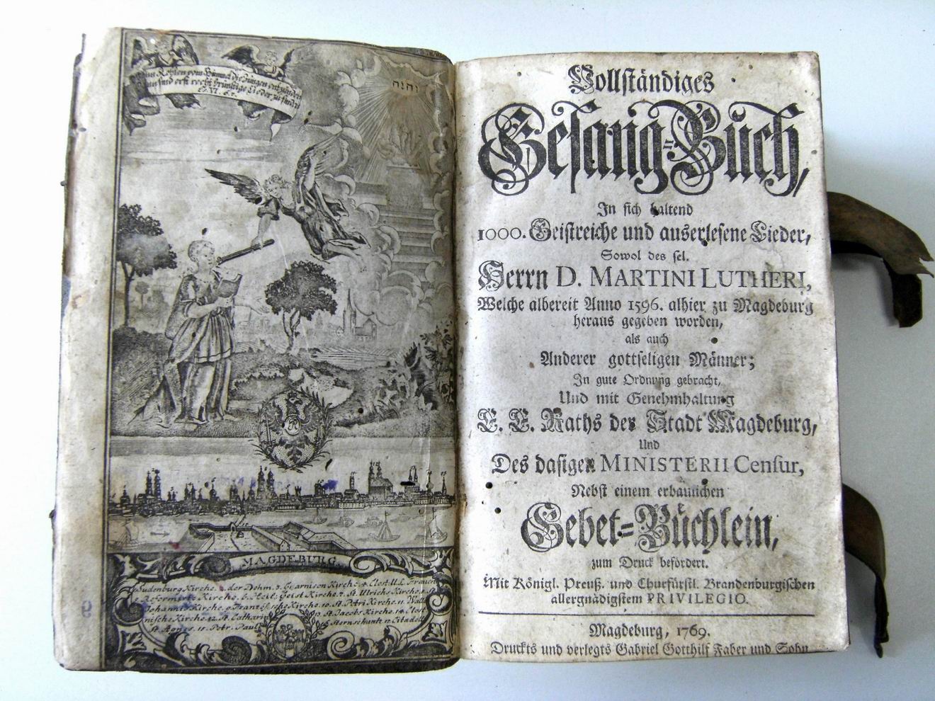 Gesangbuch, Magdeburg 1764 (Börde-Museum Burg Ummendorf RR-F)