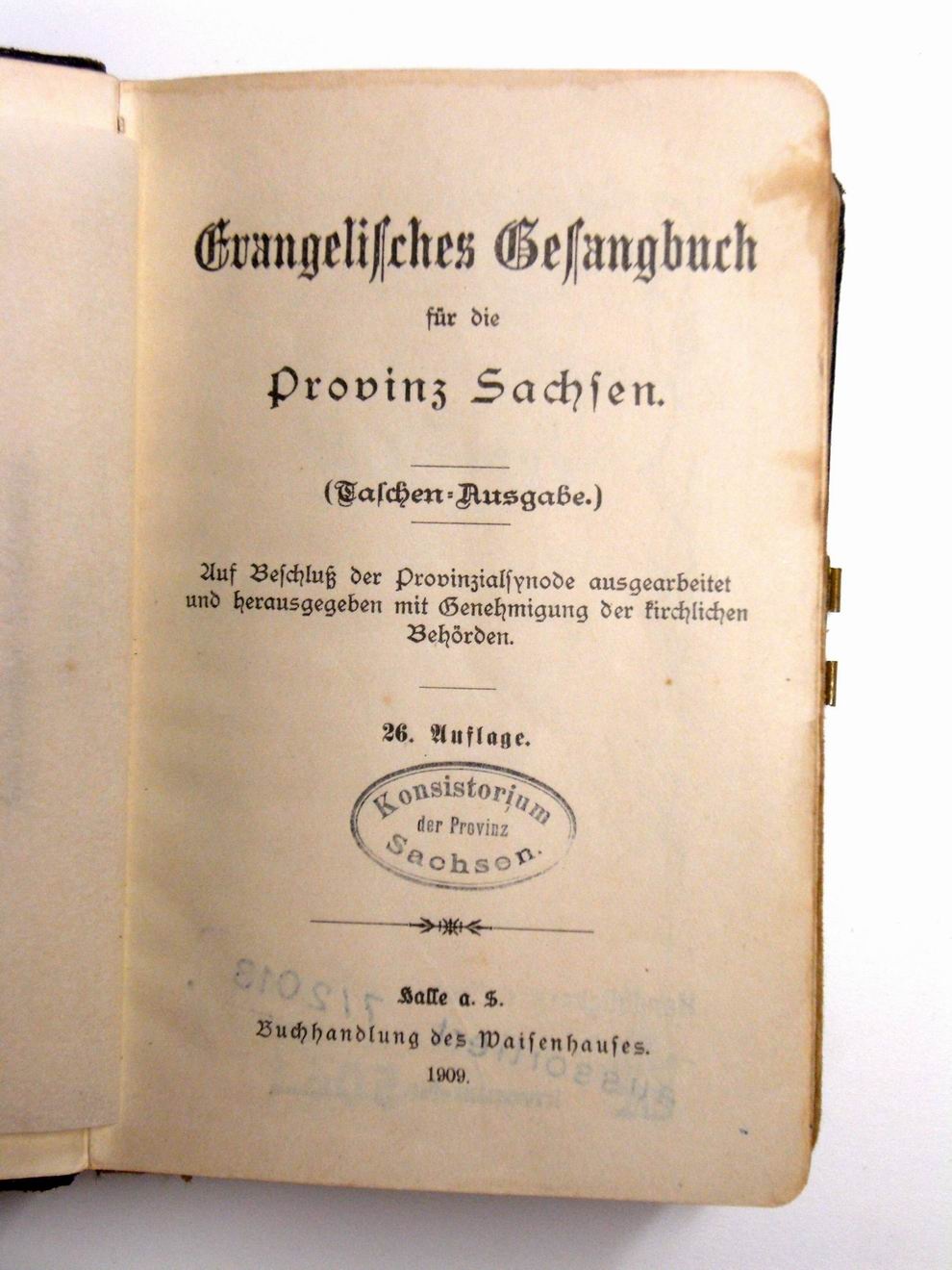 Gesangbuch, Faberscher Verlag 4 (Börde-Museum Burg Ummendorf RR-F)