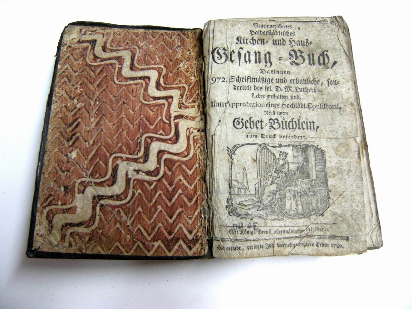 Gesangbuch, Zieglers Erben 1780 (Börde-Museum Burg Ummendorf RR-F)