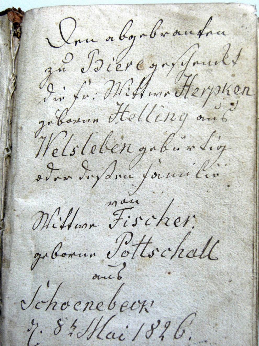 Gesangbuch, Druck (Pansa) 1764 (Börde-Museum Burg Ummendorf RR-F)