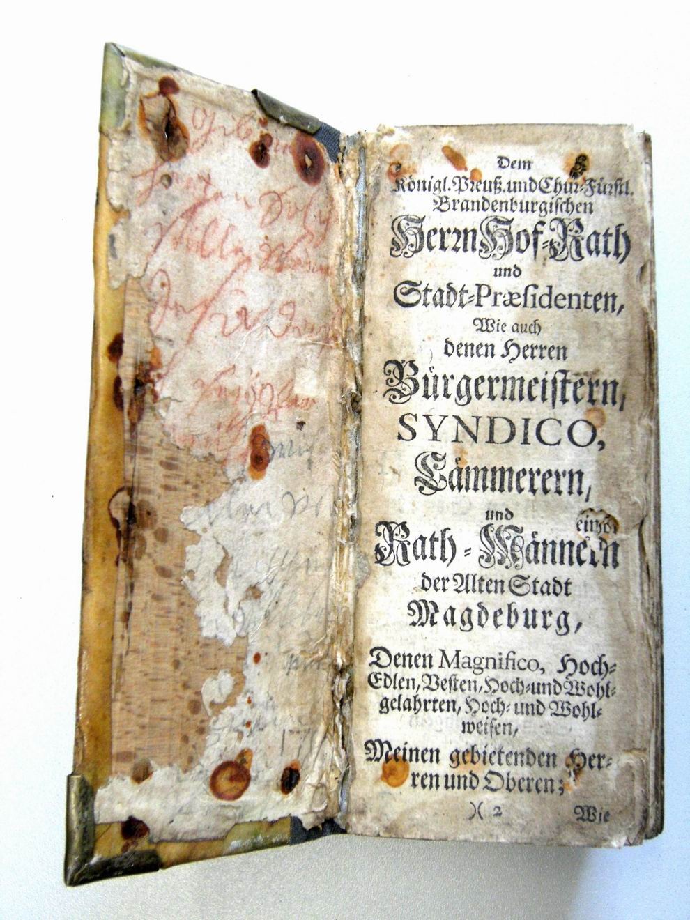 Gesangbuch, Magdeburg, 1725 (Börde-Museum Burg Ummendorf RR-F)
