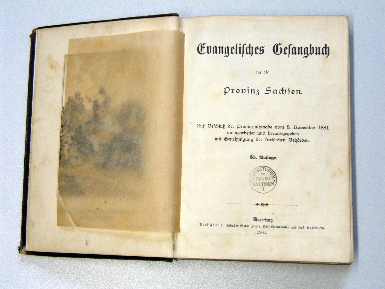 Gesangbuch, Friese, Magdeburg, 1904 (Börde-Museum Burg Ummendorf RR-F)